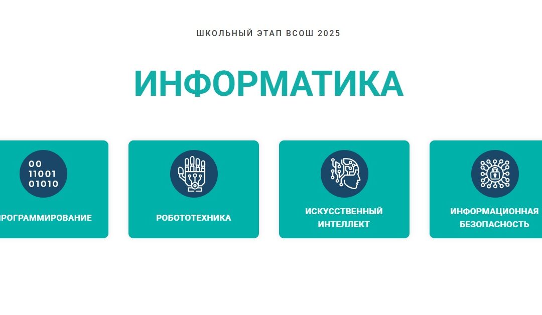 ВсОШ по информатике